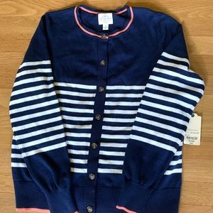 St John’s Bay cotton cardigan, size medium NWT